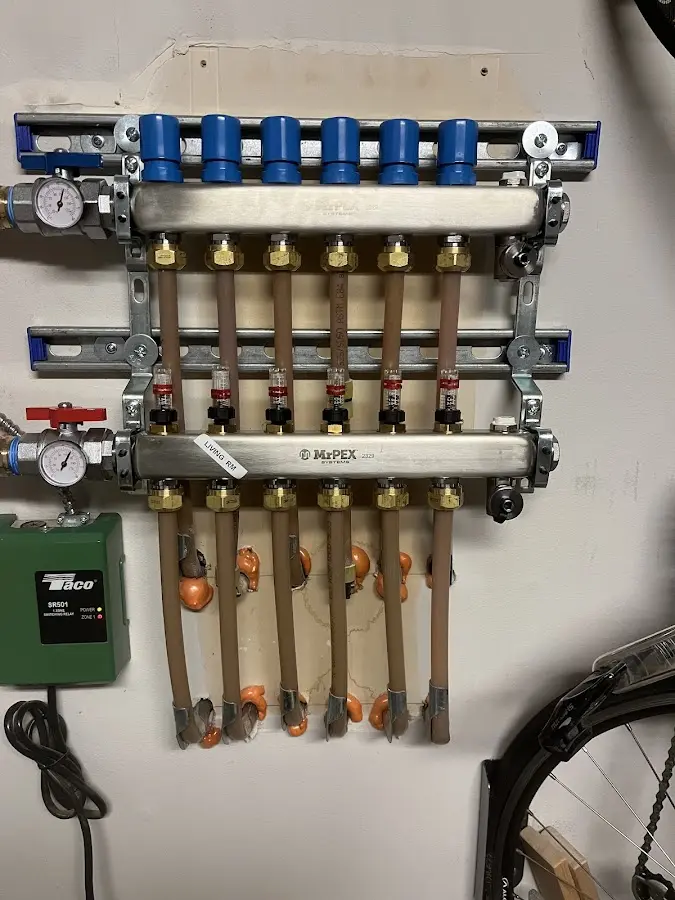 Plumber performing Leak Detection at a residential property in Needles